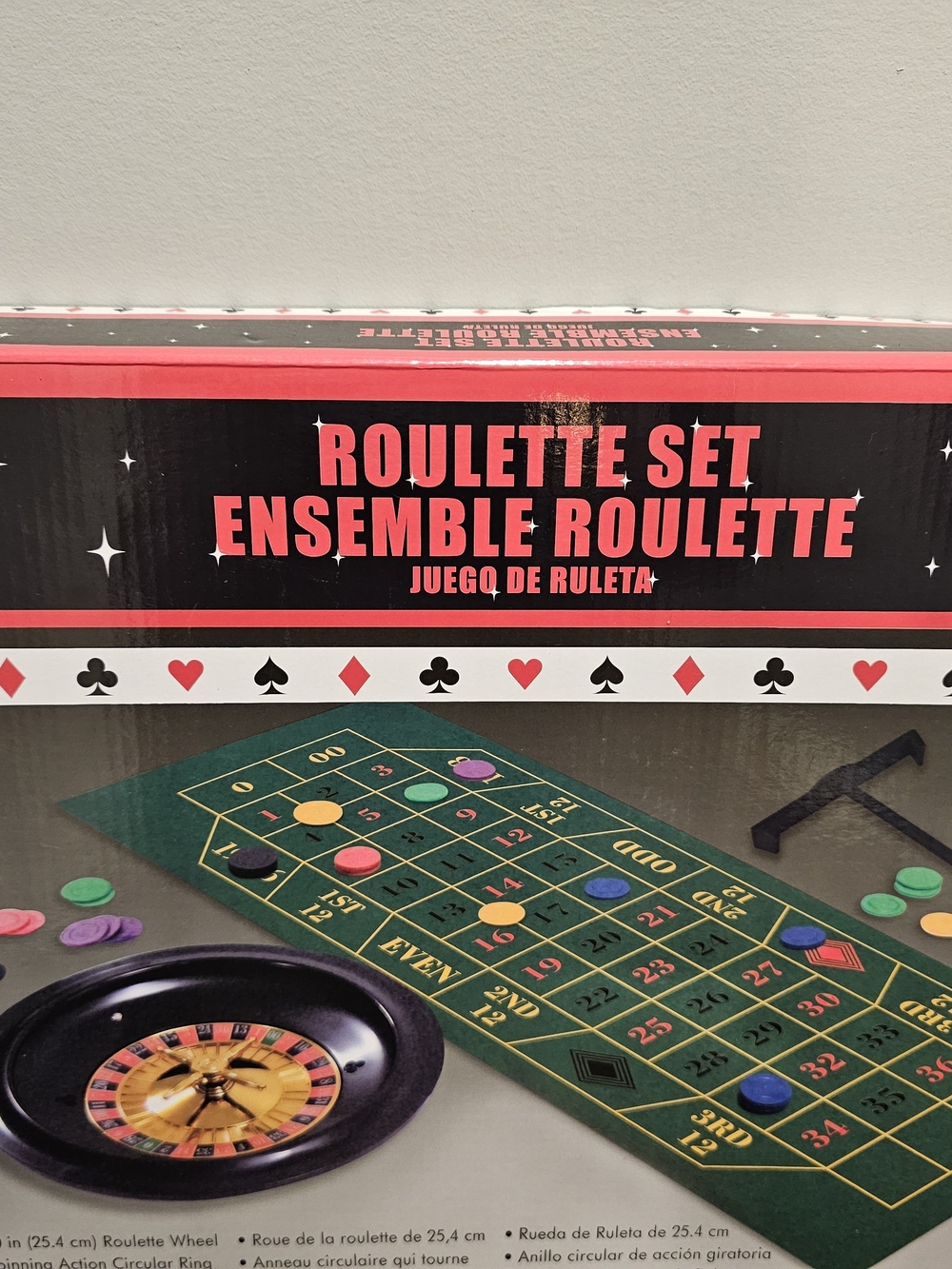 Table-top Casino Night Set - Roulette, Black Jack And Craps (BNIP)